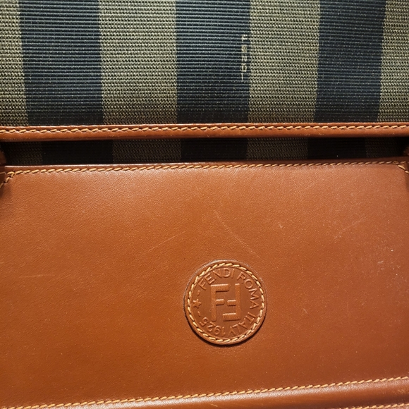 Fendi Brown and Black Striped Women's Bag - Picture 3 of 8